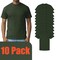 Gildan Unisex Ultra Cotton T-Shirt Craft Bundle, Forest Color Short Sleeve Blanks for DIY Printing